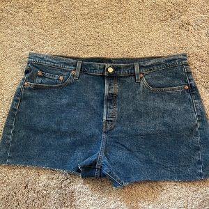 levis 501 denim shorts